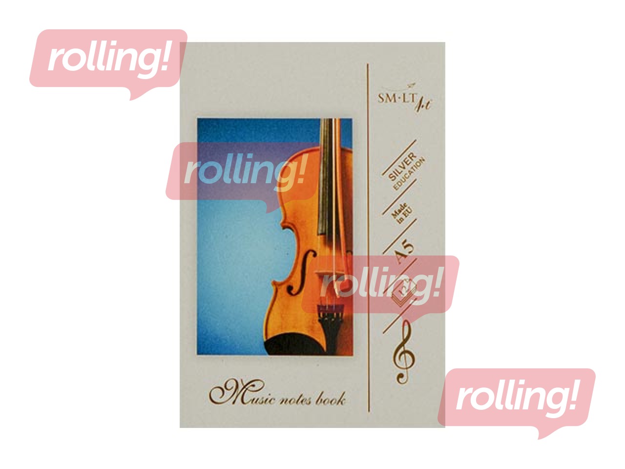 Нотная тетрадь SM·LT, A5, 12 листов