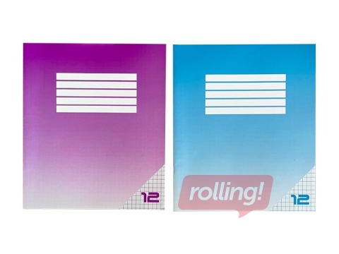 Ruuduline ABC Jums, vihik, 12 lehekülge