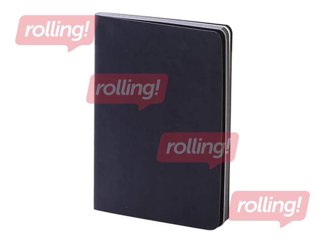 Kaustik Balts M, ruuduline, A5, must