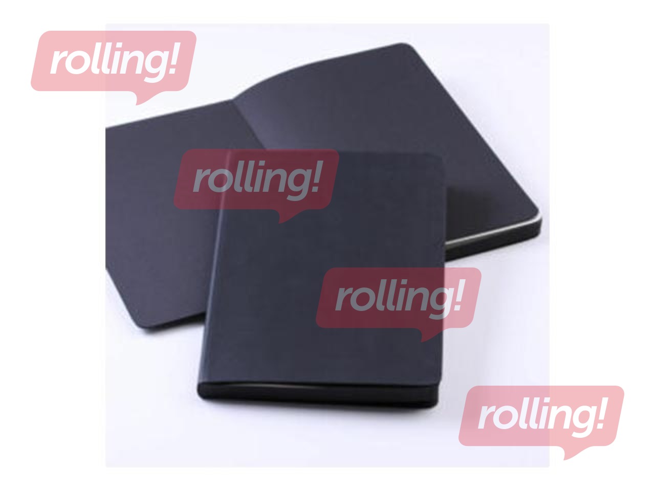Notebook Balts M, squared, A5, black