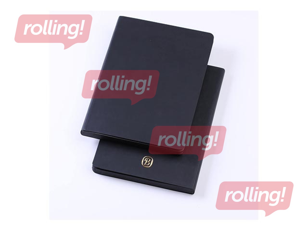 Notebook Balts M, squared, A5, black