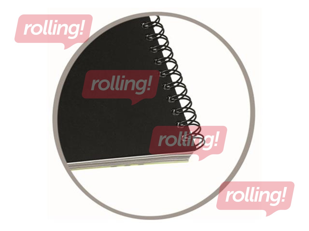 Kaustik Bantex Strong-Line, A4+, jooneline, must, 80 lehte