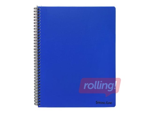 Kaustik Bantex Strong-Line, A5+, jooneline, sinine, 80 lehte