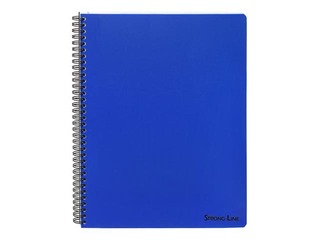 Notebook Bantex Strong-Line, A5+, ruled, cobalt blue, 80 sheets