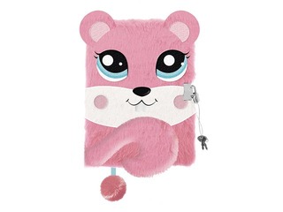 SALE Võtmega päevik, A5, orav, voodriga