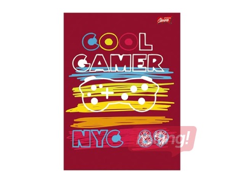 Notebook Unipap A4, Cool Gamer, squared, 96  pages