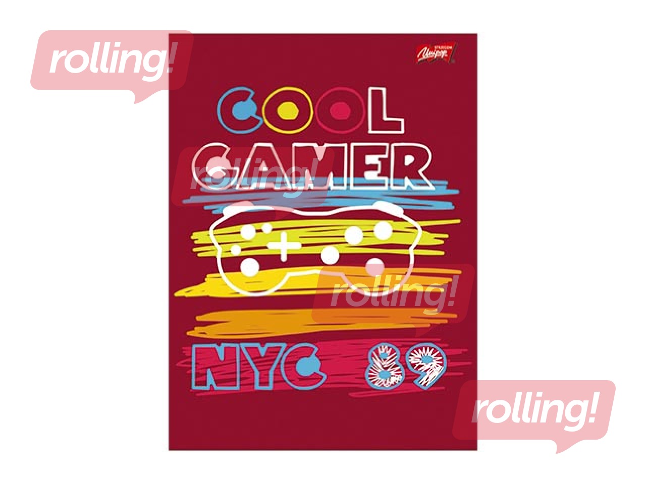 Notebook Unipap A4, Cool Gamer, squared, 96  pages