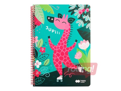 Kaustik Happy Color A4, Africans, ruuduline, 80 lehte