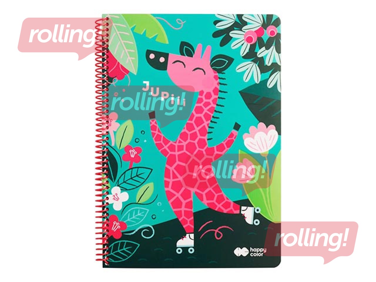 Kaustik Happy Color A4, Africans, ruuduline, 80 lehte