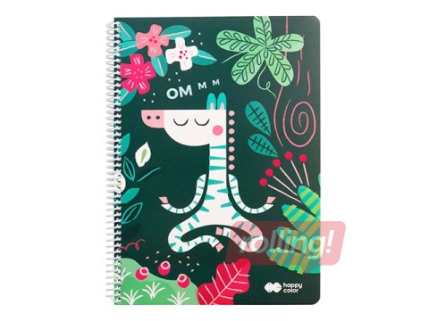 Блокнот Happy Color a4, Africans, в клетку, 80 листов