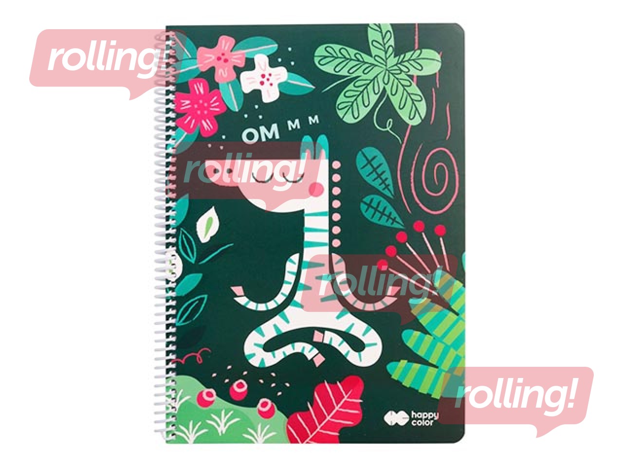 Kaustik Happy Color A4, Africans, ruuduline, 80 lehte