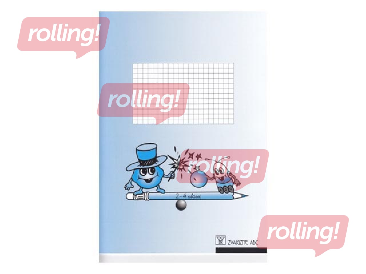 Vihik Zvaigzne ABC, 2.–4. klass, ruudulise, 12 lehekülge