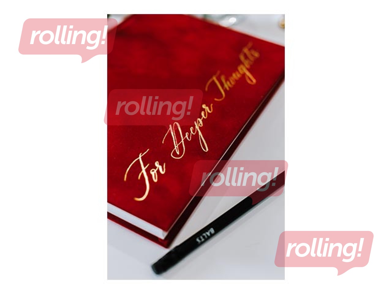 Märkmik Red Velvet, A5, punane