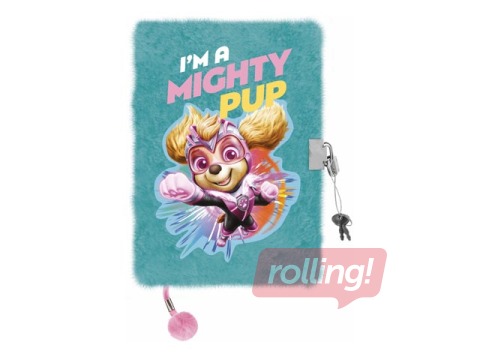 Diary with a key, A5, paw potrol, lined