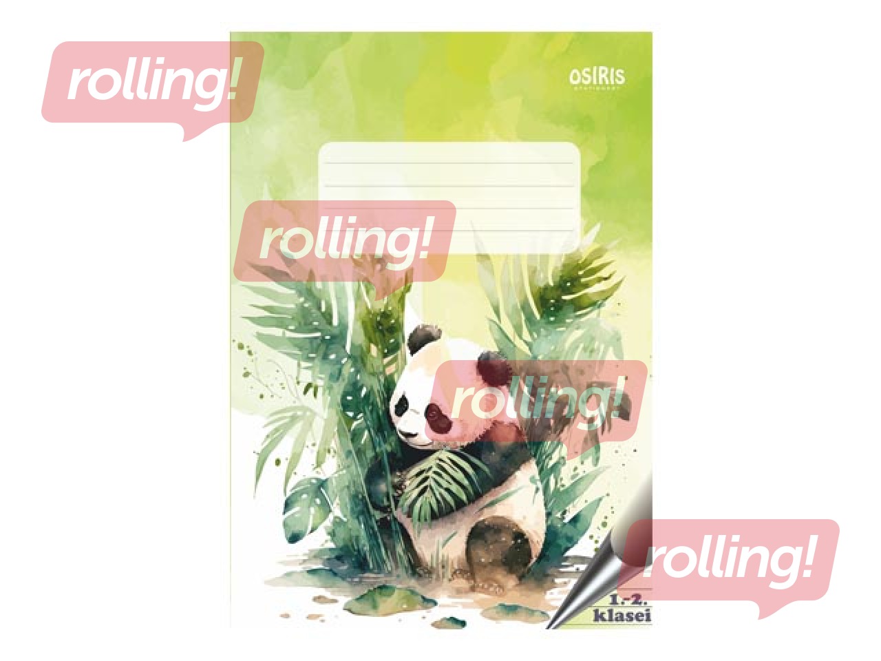 Jooneline vihik Osiris, 1.-2. klass, 12 leheküljed