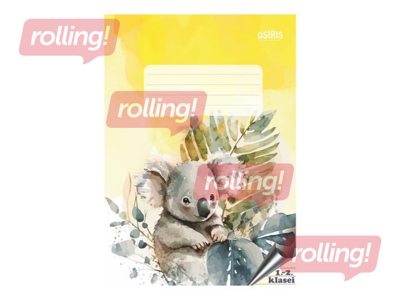 Jooneline vihik Osiris, 1.-2. klass, 12 leheküljed