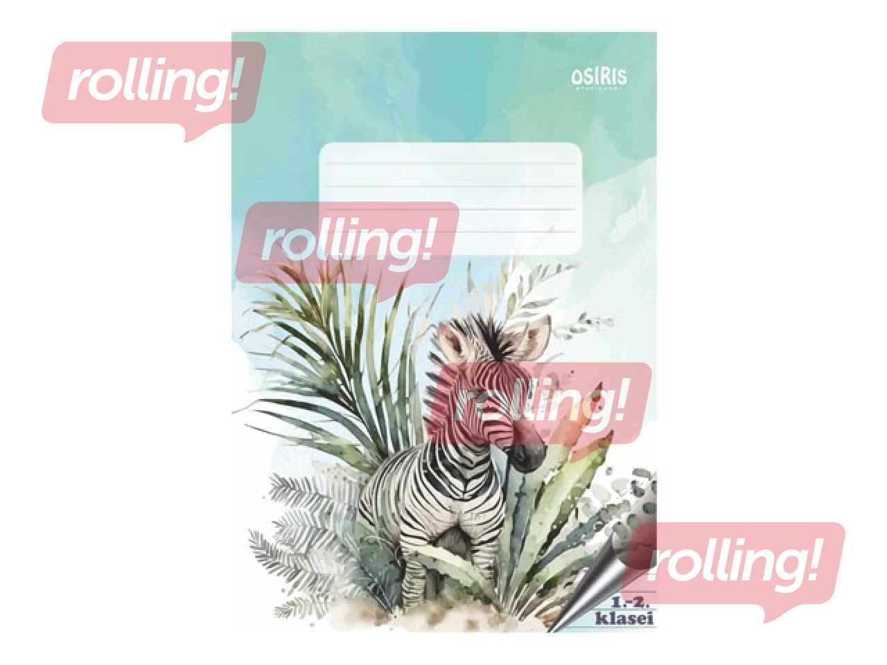 Jooneline vihik Osiris, 1.-2. klass, 12 leheküljed