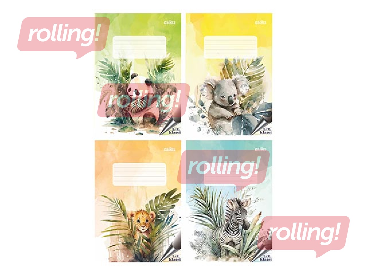 Тетрадь в линейку Osiris, 1.-2. класса, 12 листов