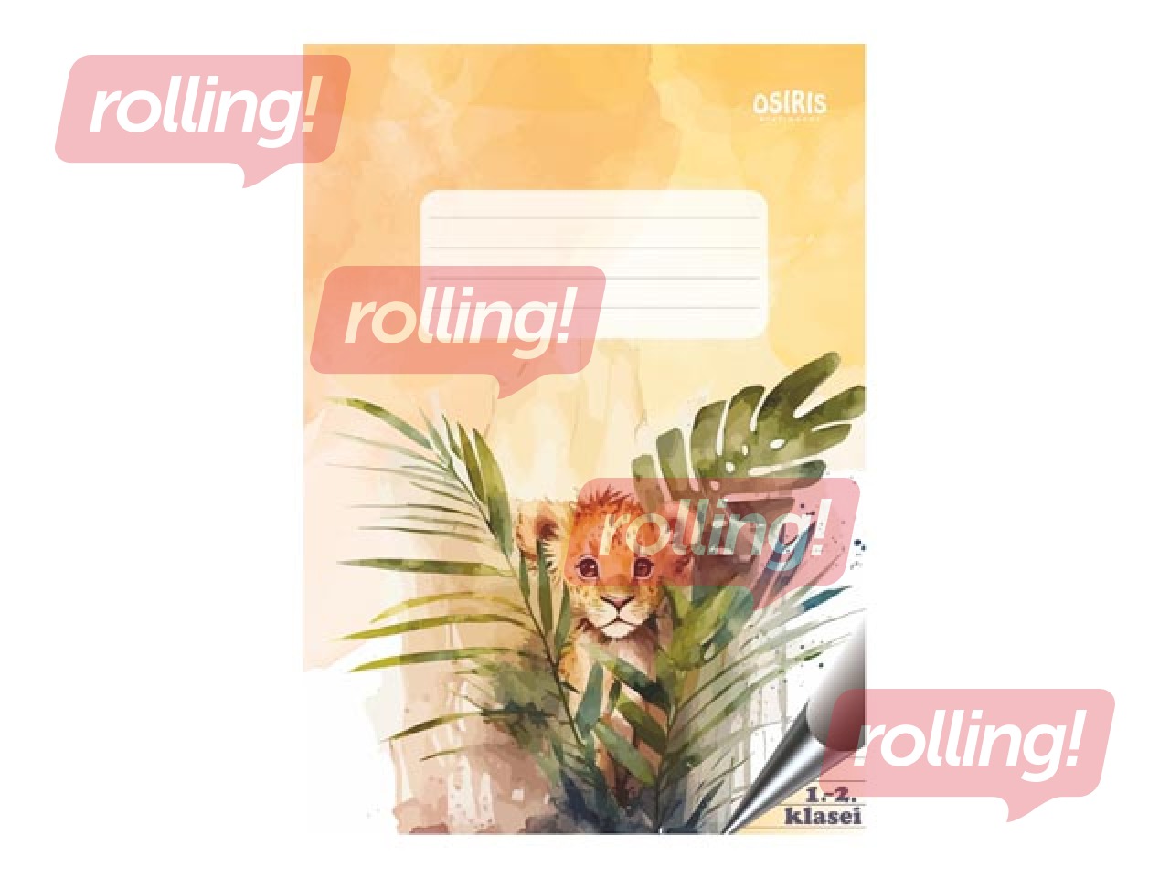 Тетрадь в линейку Osiris, 1.-2. класса, 12 листов