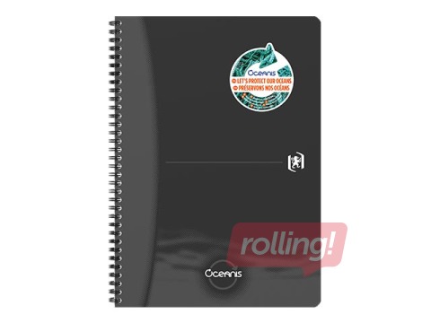 Kaustik Oxford Office Oceanis, A4, ruuduline, 90 lehte