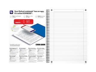 Notebook Oxford Office Oceanis, A4, ruled, 90 sheets