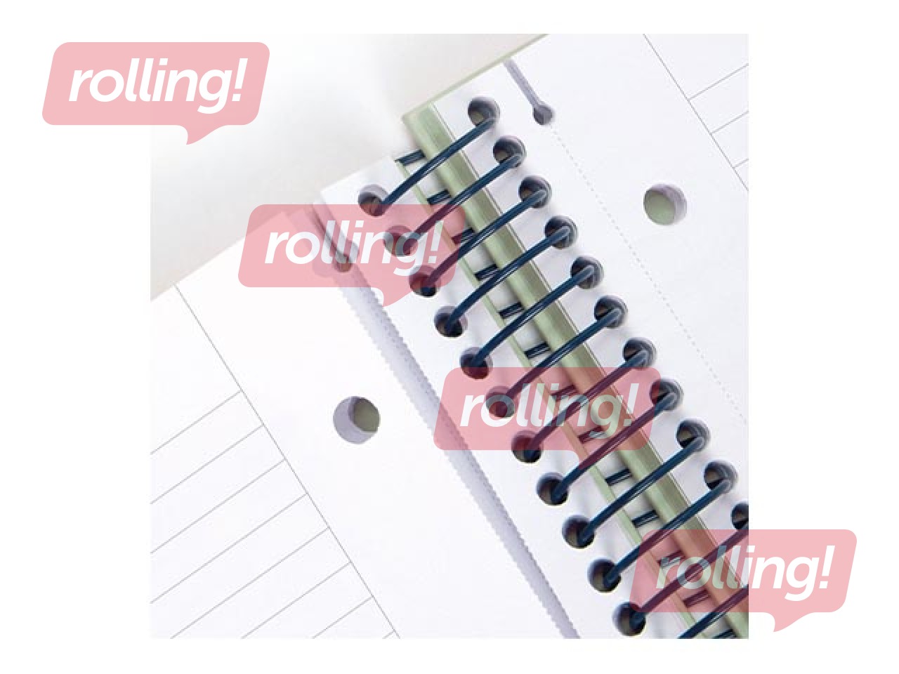 Kaustik spiraaliga Milan, A4, jooneline, 80 lehte