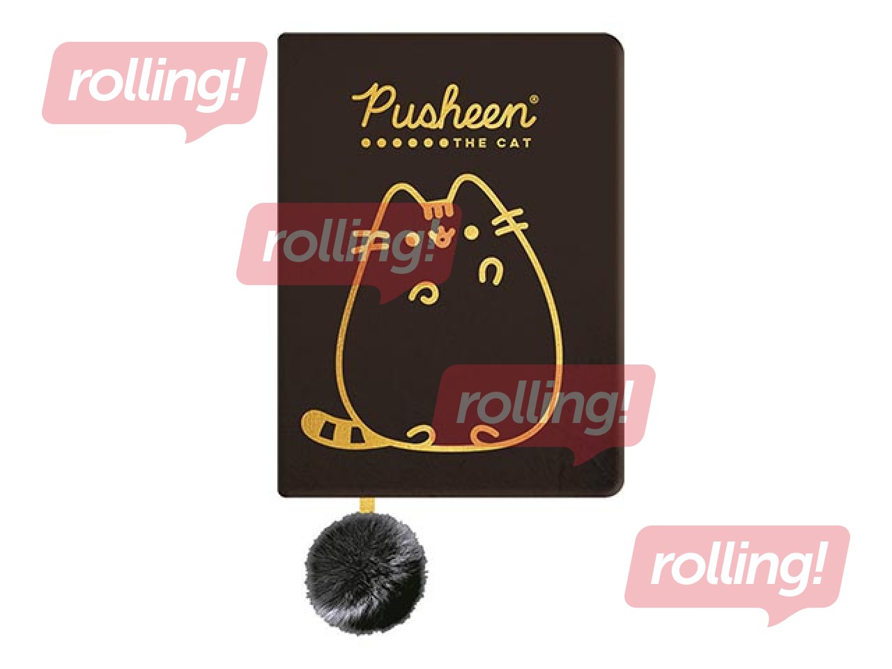 Diary with a key, A5, black, lined