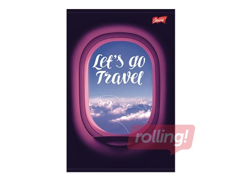 SALE Kaustik Unipap B5, Let's Go Travel, ruuduline, 160 lk