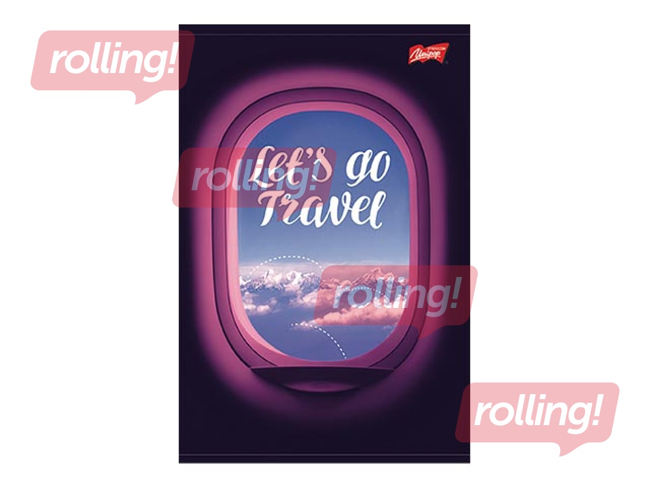 SALE Kaustik Unipap B5, Let's Go Travel, ruuduline, 160 lk