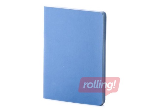 Notebook Balts M, A5, squared, light blue