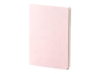 Notebook Balts M, A5, squared, light pink