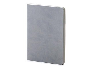 Блокнот Balts M, A5, в клетку, серый