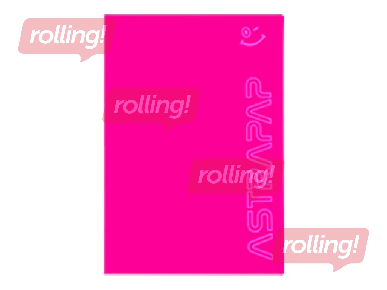 Kaustik luminofoor Astra, A4, ruuduline, fluo värvid, 60 ruutu