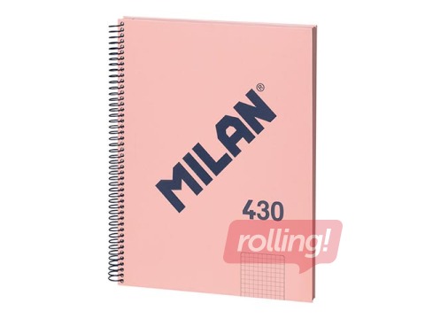 Блокнот на спирали Milan, A4, в клетку, 80 страниц