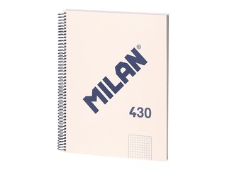 Блокнот на спирали Milan, A4, в клетку, 80 страниц