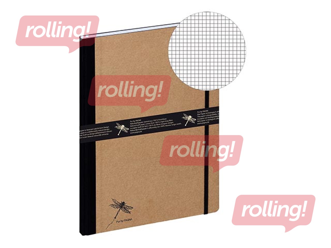 Kaustik Pagna Pur, A4, ruuduline, 160 lehekülgi