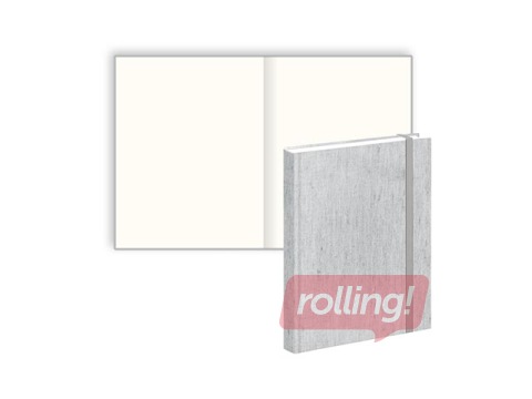 Блокнот Urban, 170 x 200 mm, gaiši pelēks