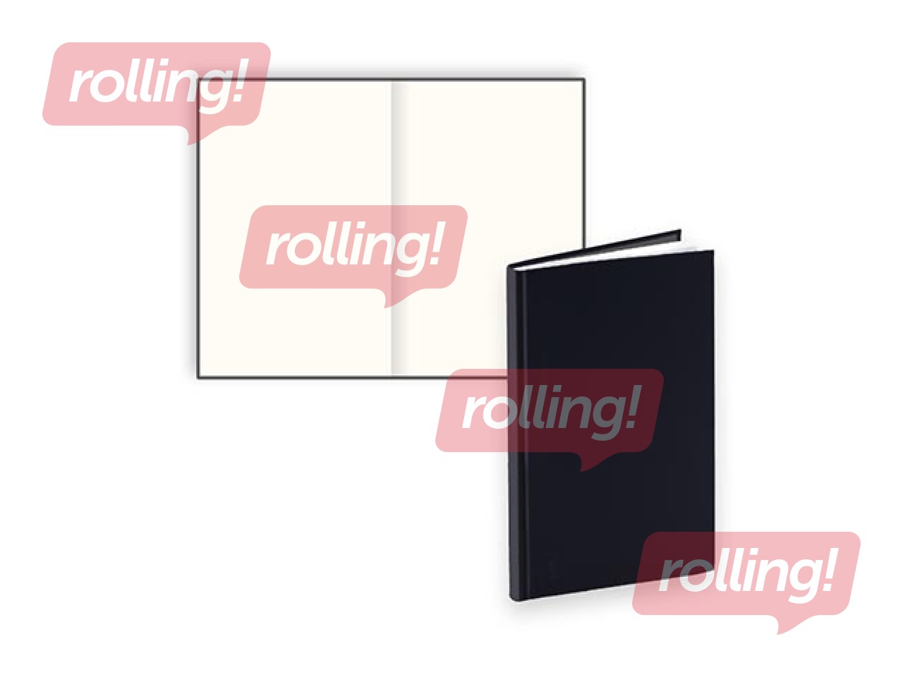 Notebook Chic, 125x193mm, black
