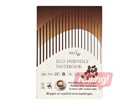 SALE Märkmik Smiltainis Eco, A4, ruuduline, 48 lehte