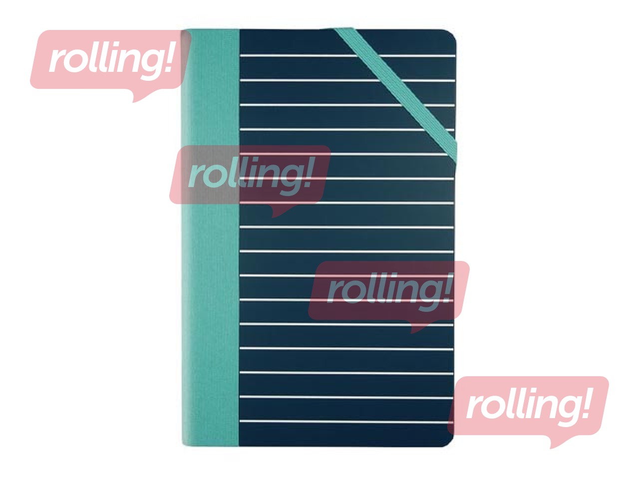 Notebook Milan, Medium Stripes, A5, squared, 104 pages