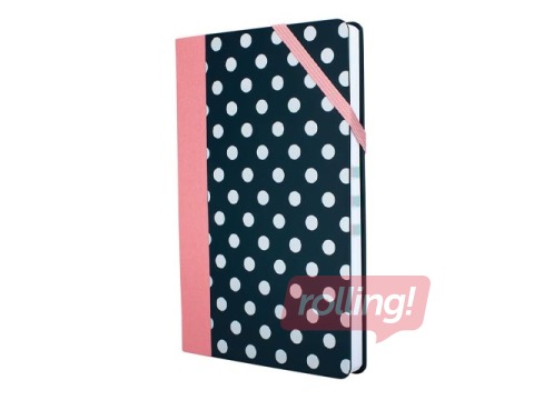 Notebook Milan, Medium Dots, A5, squared, 104 pages