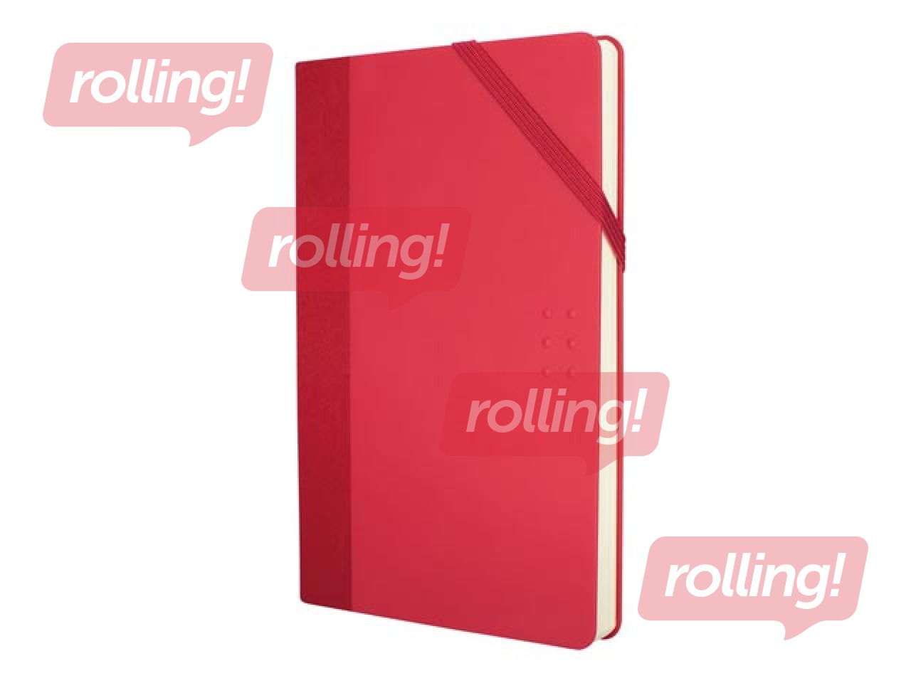 Märkmik Milan, A5, valge, punane, 104 lehte