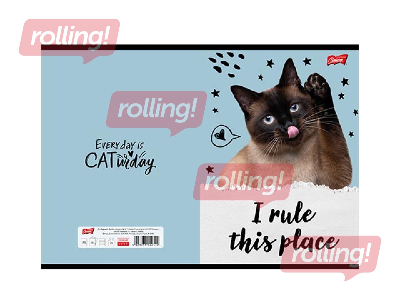 Тетрадь Unipap, Caturday, в клетку, A5, 32 листа