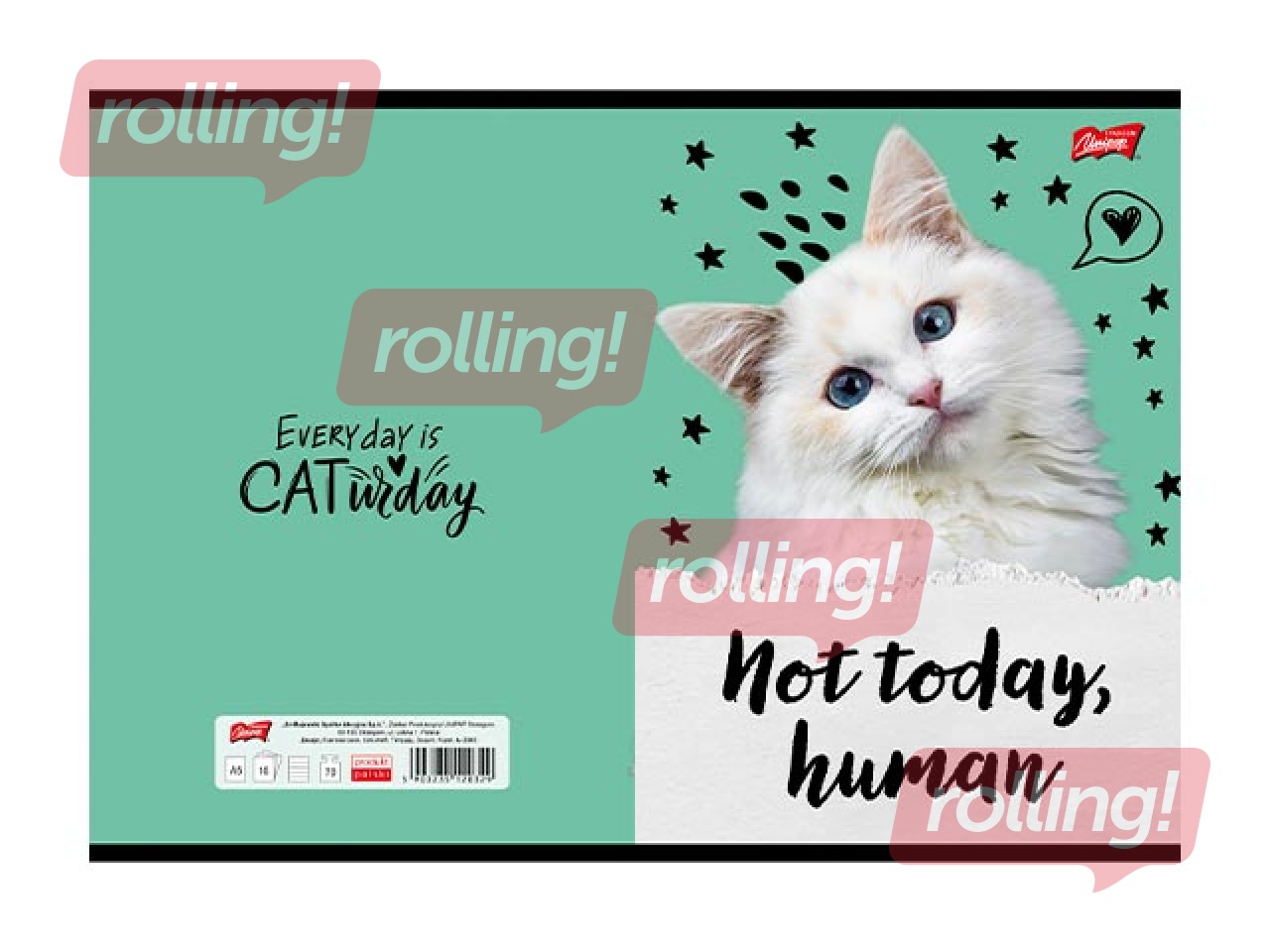 Тетрадь Unipap, Caturday, в клетку, A5, 32 листа