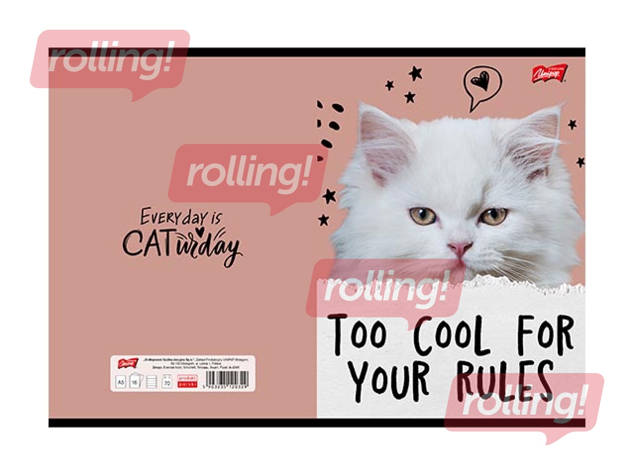Vihik Unipap, Caturday, ruuduline, A5, 32 lehte