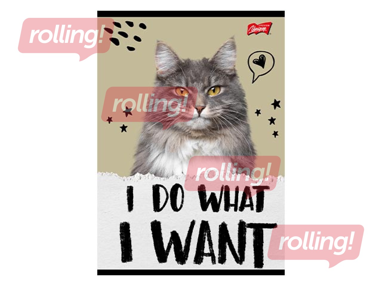 Vihik Unipap, Caturday, ruuduline, A5, 32 lehte