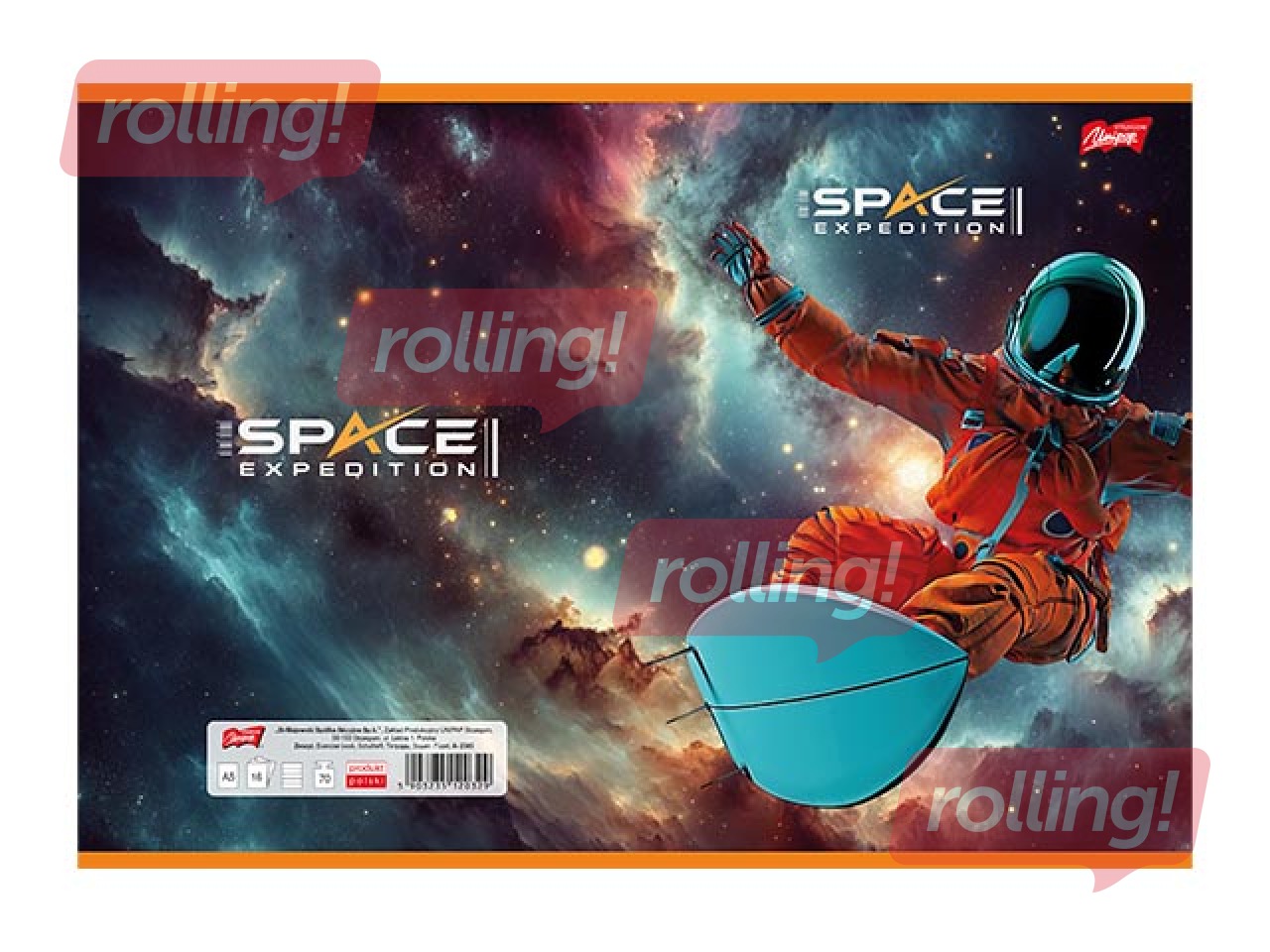 Тетрадь Unipap, SpaceMan, в клетку, A5, 32 листа