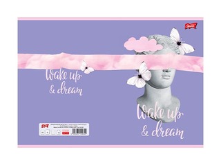 Vihik Unipap, Wake up & dream, ruuduline, A5, 60 lehte