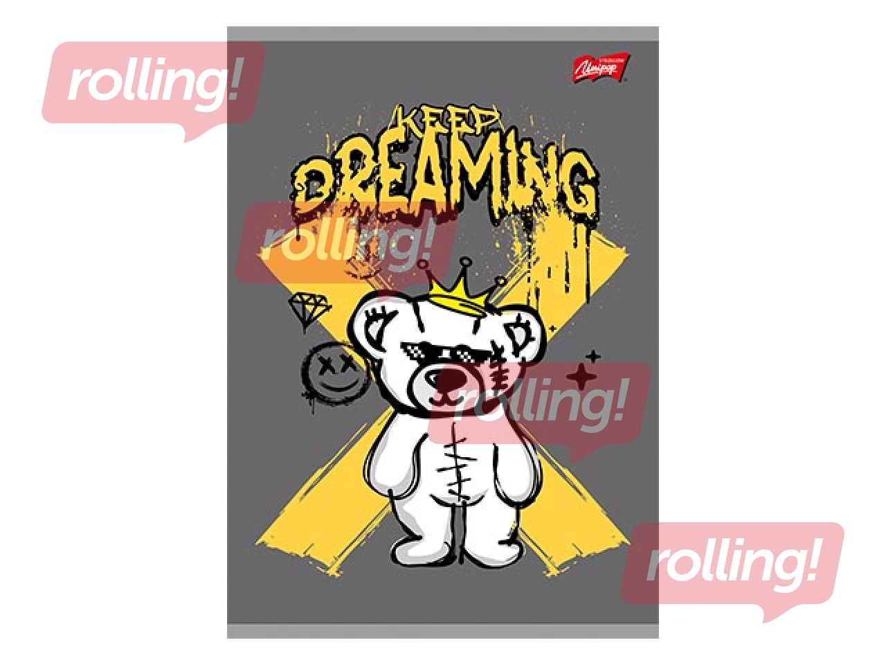 Notebook Unipap, Keep Dreaming, squared, A5, 60 sheets