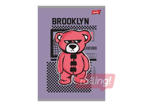 Vihik Unipap, Brooklyn, ruuduline, A5, 60 lehte
